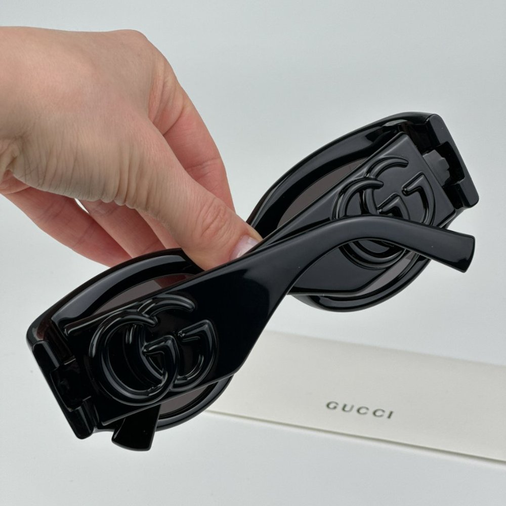 NWT Gucci Black Sunglasses - Picture 4 of 15